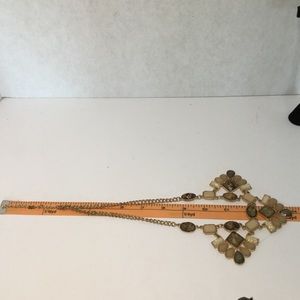 Natural Tone Statement Necklace main image 0